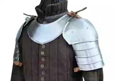 Crusader Shoulder Armor Steel Warrior Gorget Pair Of Pauldrons Guard Shoulder • $123.54