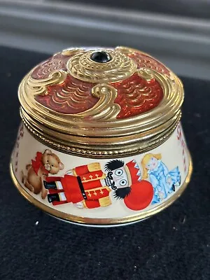 The Nutcracker House Of Faberge Franklin Mint Imperial Jewelry Music Box • $49.99