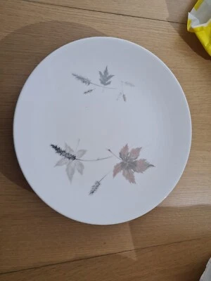 Royal Doulton Tumbling Leaves English Translucent China 10.5  Dinner Plates X 6 • £14.99