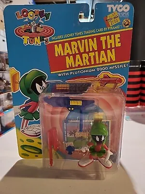 1993 Looney Tunes TYCO Marvin The Martian Action Figure W/ Plutonium Missile NEW • $17.99