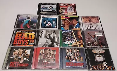 Lot Of 14 Vintage 80s & 90s Movie TV Soundtracks CD's Grey's Anatomy 1 2 3 More • $15.99