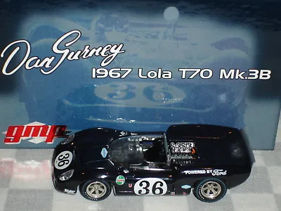 1/43 Gmp 12405  1967 Lola T70 Mk.3b Dan Gurney Ltd Ed • £24.95