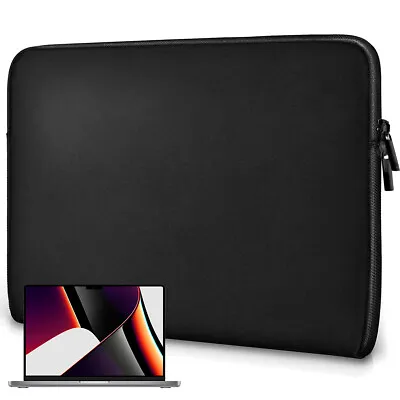 $13.96 • Buy Anti-Bump Zip Sleeve Pouch Bag Case Pouch For Apple MacBook Air 13 14 16 Pro M1