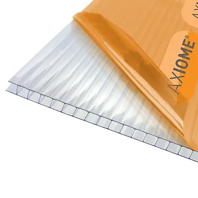 £142.16 • Buy Axiome Clear 6mm Twinwall Polycarbonate Roofing Conservatory Sheet