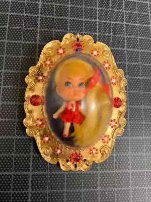 VINTAGE 1960's LIDDLE KIDDLES Lucky Locket Kiddle Mattel Toy DOLL Nice Condition • $9.99