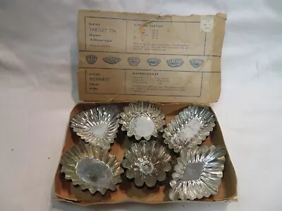 Vintage Mormatt 33 Pieces  Tartlet Tins Fluted Tart Pans Made In Sweden • $18.99