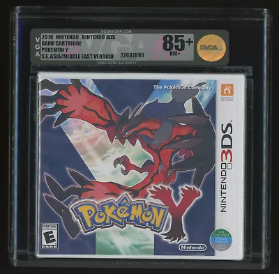 $199.98 • Buy Pokemon Y Nintendo 3DS VGA Graded 85+ NM+ Gold New Sealed Not WATA
