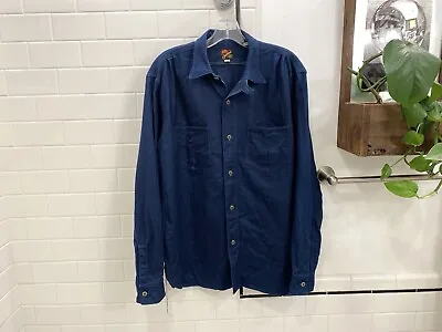 MISTER FREEDOM SPORTSMAN INDIGO TWILL METIS WORK SHIRT L/XL MFSC Metisse • $198