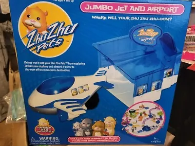 Zhu Zhu Jumbo Jet And Airport Set • £12