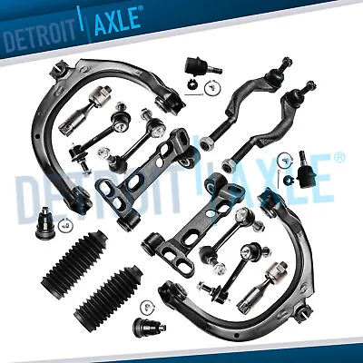 18pc Front Upper Control Arms Ball Joint Tie Rod Sway Link For 04-07 Trailblazer • $185.45