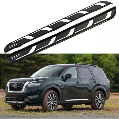 Fits For Nissan Pathfinder 2022+ Running Board Side Step Nerf Bar Stairs 2PCS • $639.45