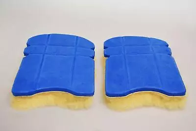 £6.97 • Buy 2x Knee Inserts Foam Pads Protectors Sheepskin Blue Kneepad Protective Large