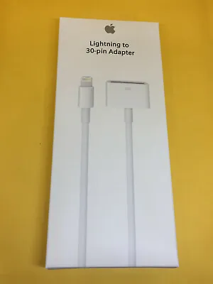 $55 • Buy Apple Lightning To 30-pin Adapter Car Audio Dock HiFi IPhone Speaker Cable 20 Cm