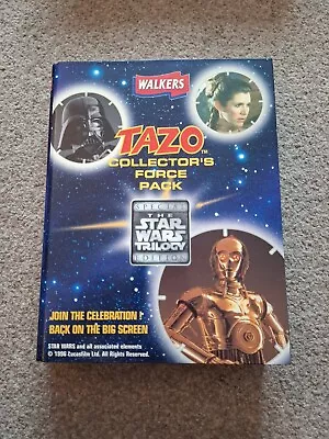 Star Wars Vintage 1996 Walkers Tazo Collectors Force Pack 50/50 • £4.99