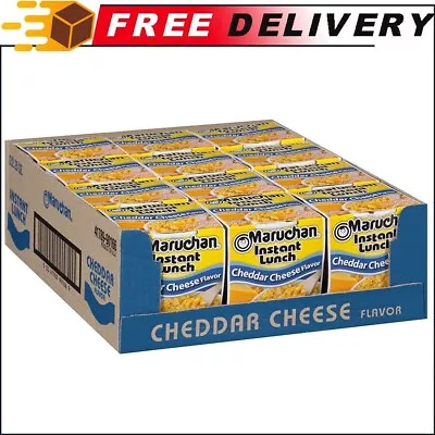 Maruchan Instant Ramen Lunch Cheddar Cheese Flavor 2.25 Oz Pack Of 12 • $18.34