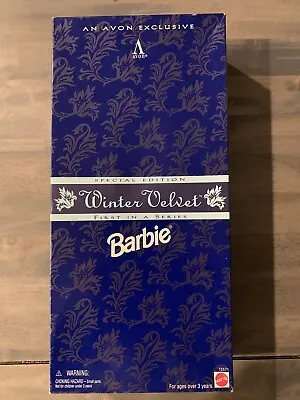 Winter Velvet Barbie Avon Exclusive SE 1st In A Series 1995 MIB 15571 • $10