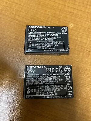 LOT OF 2X Genuine Motorola EVX-S24 1700mAH Lithium Battery BT90 • $25