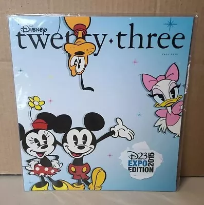 Disney Twenty-Three D23 Magazine Fall 2015 New In Plastic D23 Expo (DFC) • $9.95