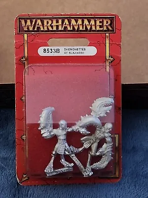 NEW Metal Warhammer Chaos Daemonettes Of Slaanesh 8533B Blister OOP 1997  • $31.99
