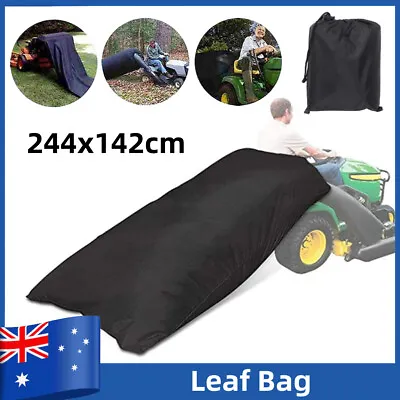 $18.69 • Buy Lawn Tractor Leaf Bag Mower Catcher Riding Grass Sweeper Rubbish Bagger 244cm 