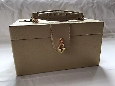 Juicy Couture Travel Train Case Cosmetic Makeup Jewelry Box Y2K 2000s NOS Charm • $49