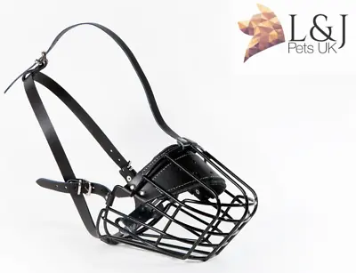 £26.59 • Buy New Strong Metal Wire Basket  Dog Muzzle St. Bernard ,and Other Big Dogs