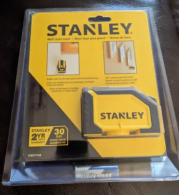 $23.89 • Buy STANLEY Manual Wall Laser STHT77148
