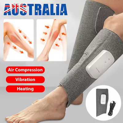 Air Compression Leg Massager Heated Foot Massage For Circulation Muscles Relax • $40.55