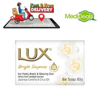 £4.95 • Buy Lux Bright Impress SOAP Silk Essence Jasmine & Citrus Oil 80g X 3 BAR MULTIPACK