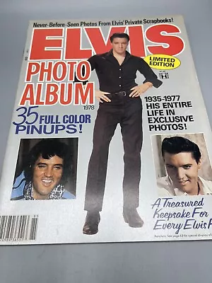 1978 Elvis Presley Photo Album Magazine (1978).   35 Full Color Pinups! • $17.15