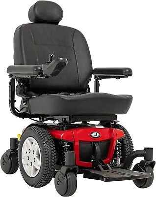 Pride Mobility Jazzy 600 ES Group 2 Power Chair Red Mid Wheel Drive • $3694