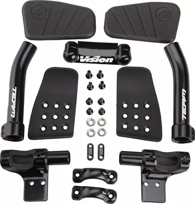 NEW Vision Team Mini Clip On Aero Bars Black • $174.50