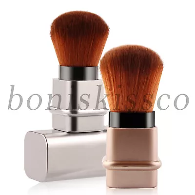 2pcs Portable Telescopic Travel Blush Powder Kabuki Brush Foundation Makeup Tool • $9.99