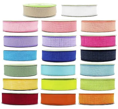 Member's Mark Premium Wired Edge Ribbon 1.5  X 50 Yards - Assorted Solid Colors • $11