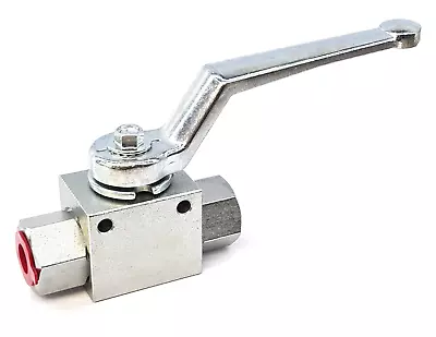 £17.99 • Buy Hydraulic Ball Valve 2 Way High Pressure Ball Valve 1/4  To 3/4  BSP - 500 Bar