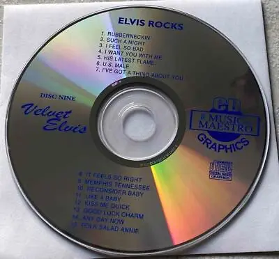 Elvis Presley Karaoke Cdg Elvis Rocks Vol 9 Music Songs Collection  • $11.91