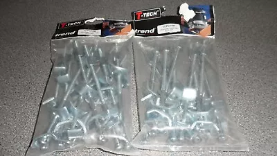 £14.99 • Buy TWENTY  KITCHEN WORKTOP CONNECTING BOLTS 150mm BUTTERFLY JOINING CLAMP BOLTS 