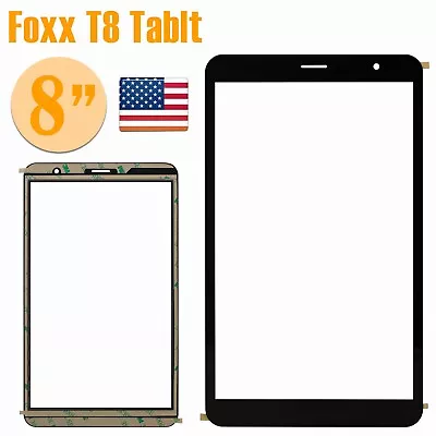 8  Touch Screen Digitizer Glass Panel Replacement For Foxx T8 / Foxxd T8 Tablet • $13.46