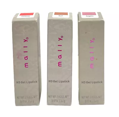 Mally H3 Gel Lipstick (0.12oz/3.4g) (Lot Of 3) You Pick Shade!!! New! Seen Pics • $9.99