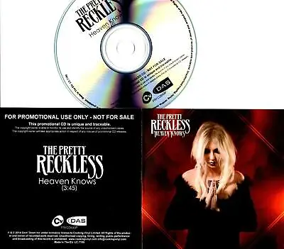 £59.99 • Buy The Pretty Reckless RARE 1trk PROMO CD Heaven Knows