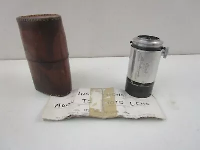 Antique Dallmeyer Adon Telephoto Lens Inc. Original Case And Instructions • £100
