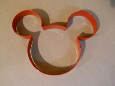 GUC Disney Parks Mickey Mouse Red Metal Biscuit Or Sandwich Cutter • $9.99