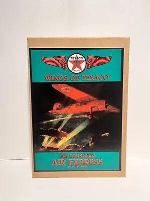 Wings Of Texaco #1 1929 Lockheed Air Express ERTL Die-Cast Bank NIB • $5.99