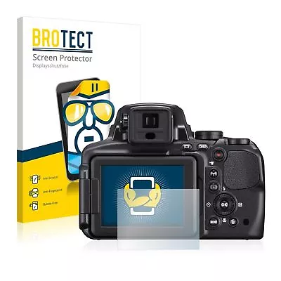 Nikon Coolpix P900  2 X BROTECT® HD-Clear Screen Protector Hard-coated • $29.44