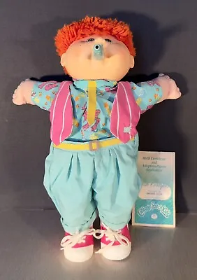 Cabbage Patch Kids Hasbro First Edition Birthday Kid W/ Freckles Accessories • $100