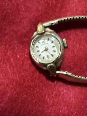 Vintage BOREL Ladies Watch Mechanical  Swiss  10k RGP Case & Band • $24