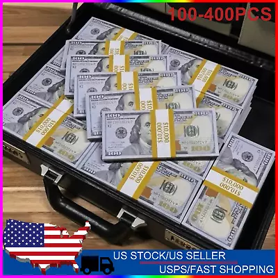 100-400pcs Movie Props Fake Bills Money Look Real For Video Party Education Toys • $7.99