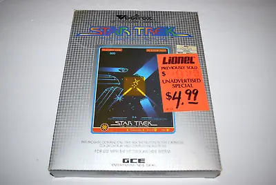 Star Trek The Motion Picture Vectrex Video Game Complete In Box • $63.44