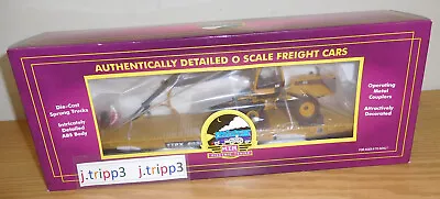 Mth 20-98448 Ttx Flat Car Caterpillar Harvester Hh65 Cutting Head O Scale Train • $119.95