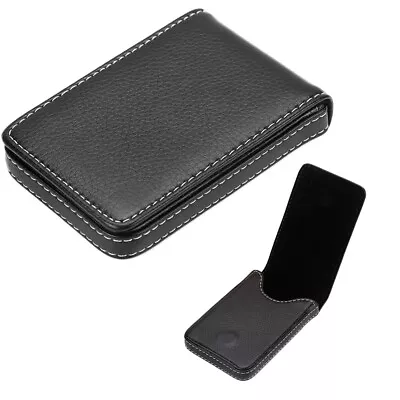 Unisex Business Card Holder Professional Pockets Wallet Magnetic Closure Male • $7.73